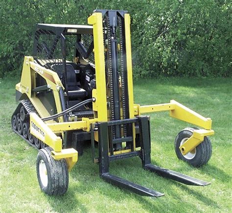 skid steer hoist|skid steer fork lift attachment.